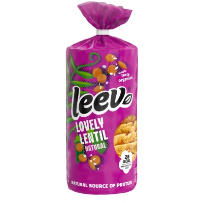 Afbeelding van Leev Bio Lovely Lentil Cakes Natural 100GR