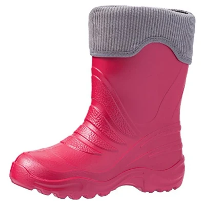 Afbeelding van Ladeheid LA LMG 861 Termix Dames Regenlaarzen Rubber Gevoerd EVA Waterdicht Fuchsia 212/Grijs 28/29