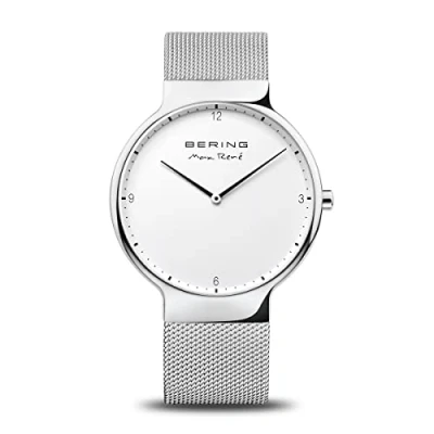 Afbeelding van Bering Max René Unisex Analoog Quartz Horloge Met Roestvrij Stalen Armband 15540 004