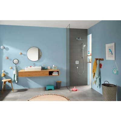Afbeelding van Hansgrohe Talis E 1 grps wastafelmengkraan 110 met push open