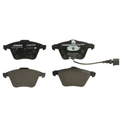 Afbeelding van FERODO FDS4223 Remblokkenset Voor AUDI: A3 Sportback, Hatchback, TT Coupe, VOLKSWAGEN: Golf 6, Scirocco III, 6 Cabrio, SEAT: Leon II Hatchback
