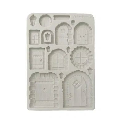 Afbeelding van Stamperia Hidden Grove A5 Silicon Mold Door and Window (KACMA576)