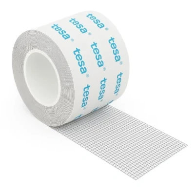Afbeelding van Plakband, repareer muggennetten van glasvezel, zelfklevend vliegengaas met sterke lijm, repareert snel scheuren, premium gespannen lijm (50 mm x 5 m)