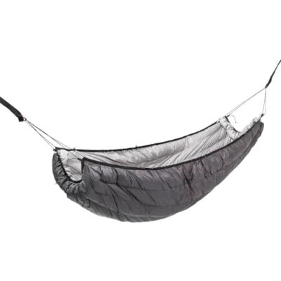 Afbeelding van Cocoon Hangmat Underquilt Down Afmetingen: 205 x 122/88 cm Kleur: stormgrijs/zilver