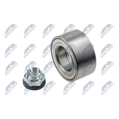 Afbeelding van NTY KLP RE 019 Wiellagerset Vooras, Vooras links, rechts, Achteras Zonder wielnaaf RENAULT: CLIO 2, Kangoo II Express, MEGANE 2