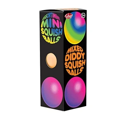 Afbeelding van Tobar 38462 SCRUNCHEMS Set van 3 gemengde ballen Diddy Squish
