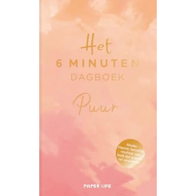 Afbeelding van Het 6 minuten dagboek Puur