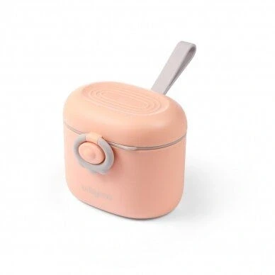 Afbeelding van Babyono Melkpoederdispenser Draagbaar Soft Pink