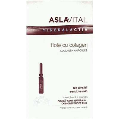 Afbeelding van Collageen Ampullen Aslavital Mineral Active 10 x 2 ml