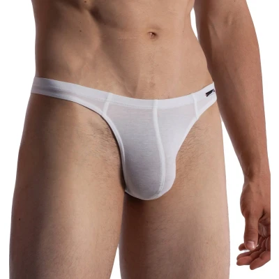 Afbeelding van Olaf Benz Ministring MIT Gummibund Slip, Heren, Maat: Medium, Weiß