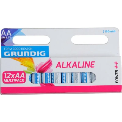 Afbeelding van Grundi AA Alkaline Batterijen 12 stuks