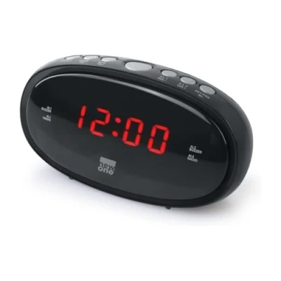 Afbeelding van New One CR 100 Wekkerradio Grijs