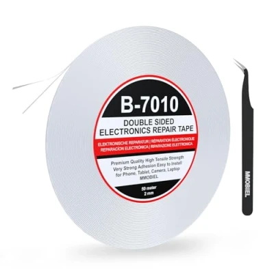 Afbeelding van MMOBIEL 2mm Dubbelzijdige Tape 50m Rol (WIT) voor Mobiele Telefoon / Tablet Reparatie