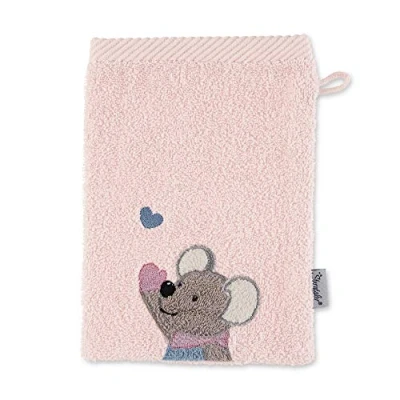Image de Sterntaler Gant de toilette pour souris Mabel Rose 21 x 15 cm