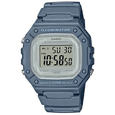 Afbeelding van Casio horloge, uniseks, digitaal, kwarts, Meerkleurig, W 218HC 2AVEF