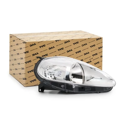 Afbeelding van TYC 20 0849 25 2 Koplampen rechts H4 voor rechtsrijdend verkeer Met elektromotor FIAT: Grande Punto Hatchback