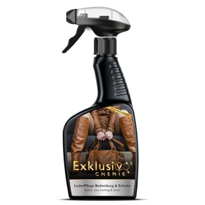 Afbeelding van Exklusiv Chemie Leerverzorging voor kleding en schoenen, verzorging van leren leerverzorging, leerverzorgingsspray, leerreiniger, 500 ml