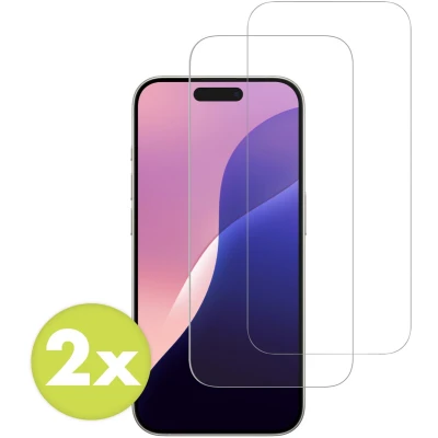 Afbeelding van Accezz screenprotector Geschikt voor iPhone 16 Pro Max 2 pack glass