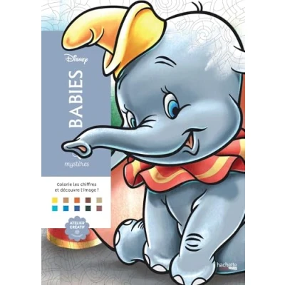 Afbeelding van Coloriages Mystères Disney Babies Kleurboek voor volwassenen hachette