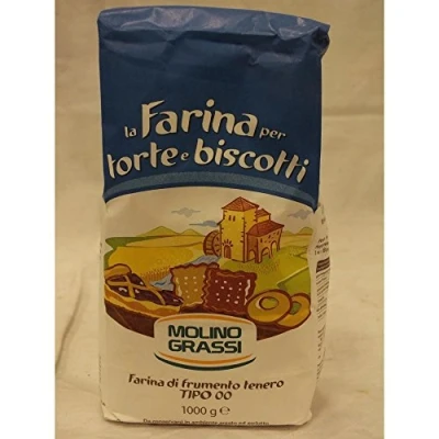 Afbeelding van Italiaanse Bloem Farina Tipo 00 (Biscuit Cakes Taart) 1kg