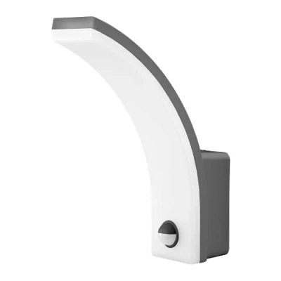 Afbeelding van Adviti FRENIT Led buitenverlichting met schemeringssensor en bewegingsmelder, 20 W, IP65, dimfunctie (grijs)