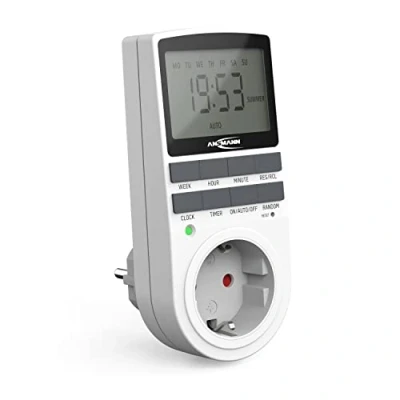 Afbeelding van Ansmann 1260 0006 Schakelklok programmeerpakket Digitaal Dagprogramma, Weekprogramma 3680 W IP20 Continubedrijf, AAN/AUTO/UIT programma, Programmeerfunctie,