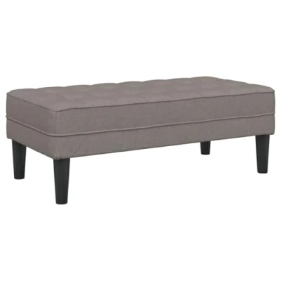 Afbeelding van vidaXL Bank Taupe 113x57x39 cm Stof