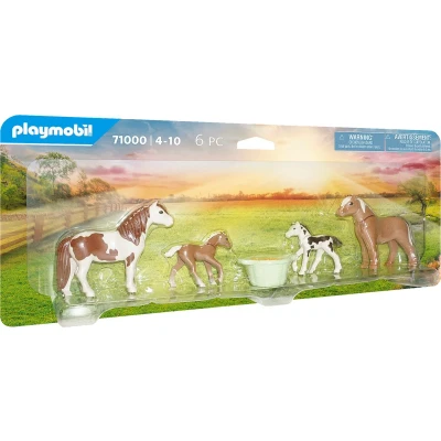 Afbeelding van Playmobil Country 2 Ijslandse PONY&#039;S MET Veulens Miniaturen multicoloured voor kinderen, Maat: One Size, Multi coloured