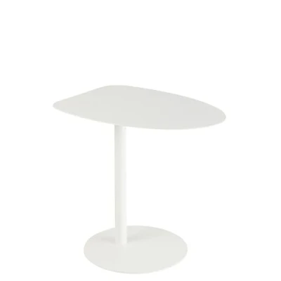 Afbeelding van J Line Bijzettafel Ice Metaal Wit