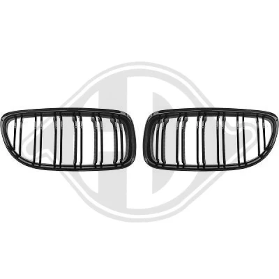 Afbeelding van DIEDERICHS HD Tuning 1216941 Grille Auto Zwart, Glanzend BMW: 3 Coupe