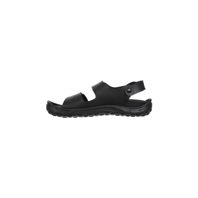 Afbeelding van MBT NAGANO Leren sandalen voor heren met gespsluiting, lichte comfortabele schoenen de lente en zomer, fysiologische comfort, stabiliteit, zwart.