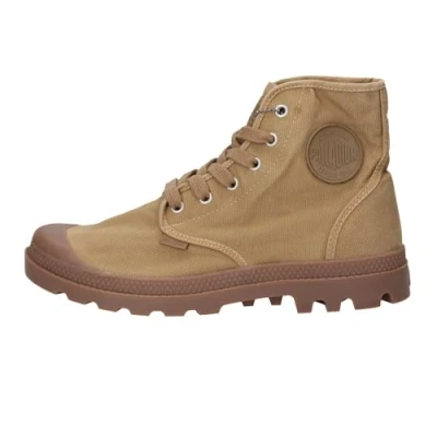 Afbeelding van Palladium Sneakers hoog, Maat: 40, Olive Textiel