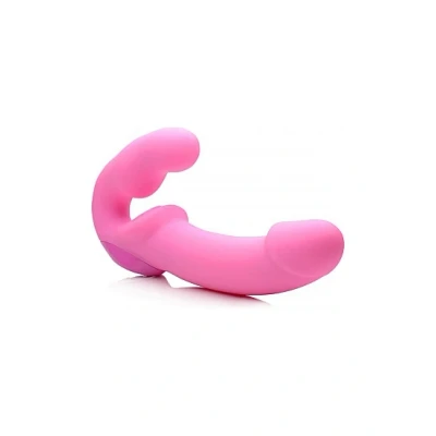 Afbeelding van Strapless Strap on met Afstandsbediening Roze