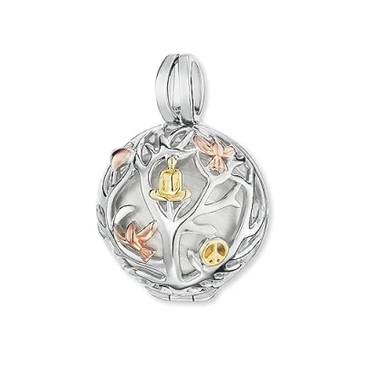 Afbeelding van Engelsrufer, Hanger, Tree of Life Tricolour, (925 zilver platina, Messing)
