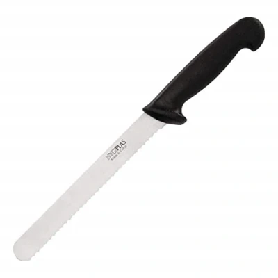Afbeelding van Hygiplas broodmes zwart 20,5cm