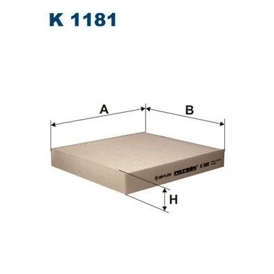 Afbeelding van FILTRON K 1181 Interieurfilter Stoffilter 210 184 30 SUZUKI: Vitara IV Off Road, SUBARU: Impreza III Hatchback, II Saloon