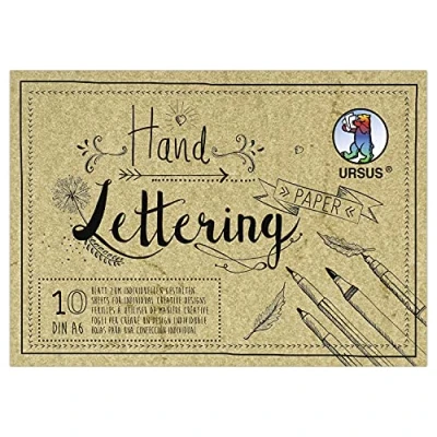 Afbeelding van Handlettering Papier Olifant huid Chamois, A6