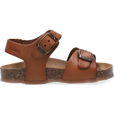 Afbeelding van Kipling Easy 4 Sandalen Meisjes Cognac Maat 27