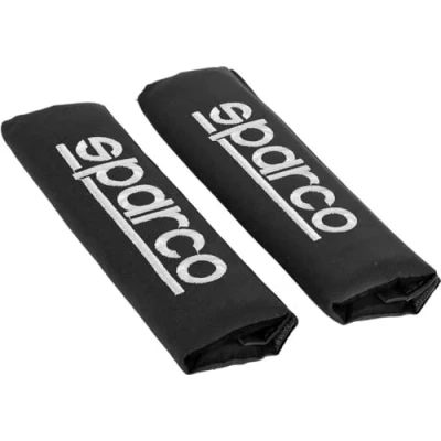 Image de Sparco SPC1204BK Seat Belt Padding, noir, 2 unités, noir