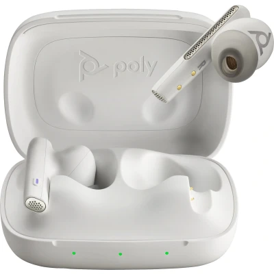 Afbeelding van POLY Voyager Free 60 UC M White Sand Earbuds + BT700 USB C adapter oplaadcase basis