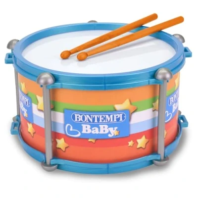 Afbeelding van Bontempi BabyBeat: speelgoedtrommel met dubbel membraan voor kleine handmixers, 245 x 135 mm