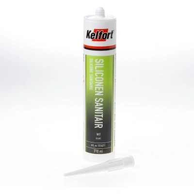 Afbeelding van Siliconenkit Kelfort sanitair 310ml wit