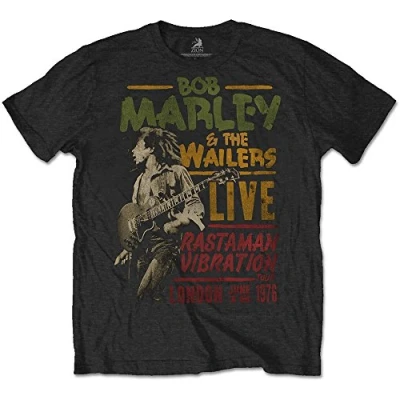 Afbeelding van BOB MARLEY T Shirt RWC Rastaman Vibration 1976 (M)