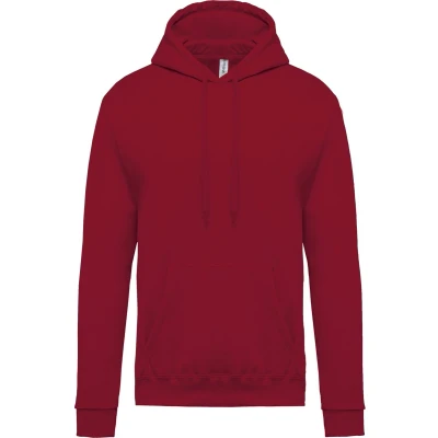 Afbeelding van Kariban Herensweater met capuchon K476 Cherry Red