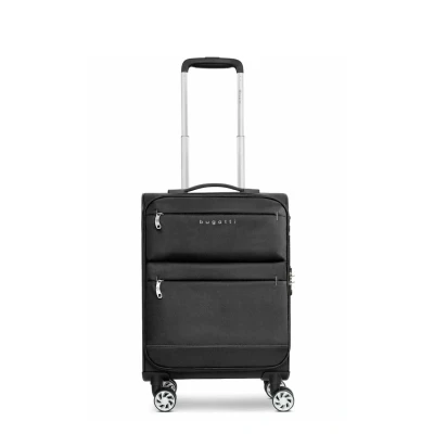 Afbeelding van bugatti GO Light SOFT 4 Rollen Kabinen Trolley, Maat: One Size, Black