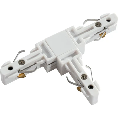 Afbeelding van QAZQA T Koppelstuk rail wit 1 fase Slimline