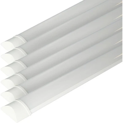 Afbeelding van 6x HOFTRONIC LED Batten 60cm 20W 2400 Lumen 4000K Neutraal wit TL Armatuur Voor werkplaats, schuur en als onderbouwverlichting Incl. montageklemmen &amp; quick connector 5 jaar garantie