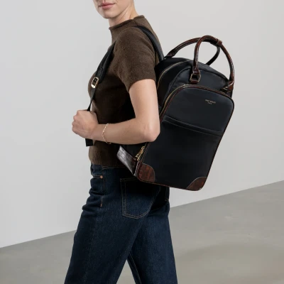 Afbeelding van Isabel Bernard IB20004 901 Dames Rugzak Zwart 15 L