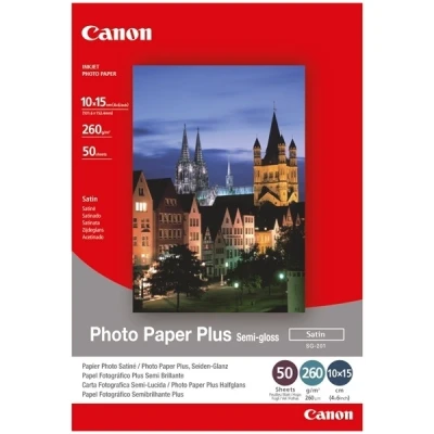 Image de Canon SG 201 Plus papier photo semi brillant 260 g/m² 10 x 15 cm (50 feuilles)