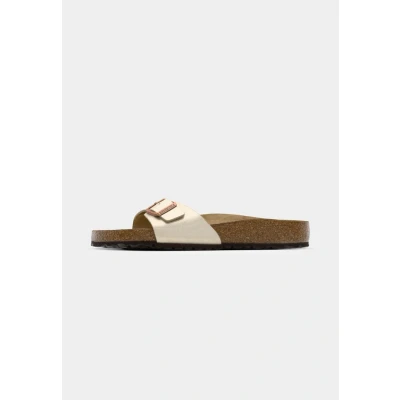 Afbeelding van Birkenstock Madrid BF Narrow Muiltjes, Dames, Maat: 37, Graceful pearl white Hoogwaardig imitatieleer